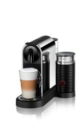 Nespresso D145 Citiz Kapsüllü Kahve Makinesi ve Süt Köpürtücü Aksesuar Platinum