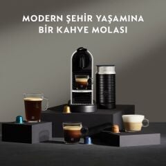 Nespresso D145 Citiz Kapsüllü Kahve Makinesi ve Süt Köpürtücü Aksesuar Platinum