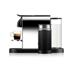 Nespresso D145 Citiz Kapsüllü Kahve Makinesi ve Süt Köpürtücü Aksesuar Platinum