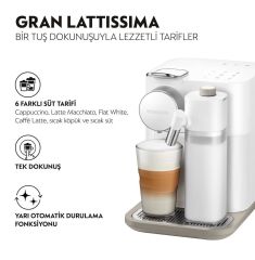 Nespresso F541 Gran Latissima Süt Çözümlü Kapsüllü Kahve Makinesi Beyaz