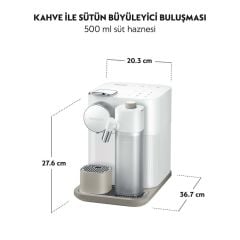 Nespresso F541 Gran Latissima Süt Çözümlü Kapsüllü Kahve Makinesi Beyaz