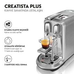 Nespresso J520 Creatista Plus Süt Çözümlü Kapsüllü Kahve Makinesi