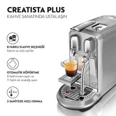 Nespresso J520 Creatista Plus Süt Çözümlü Kapsüllü Kahve Makinesi
