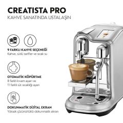 Nespresso J620 Creatista Pro Süt Çözümlü Kapsüllü Kahve Makinesi