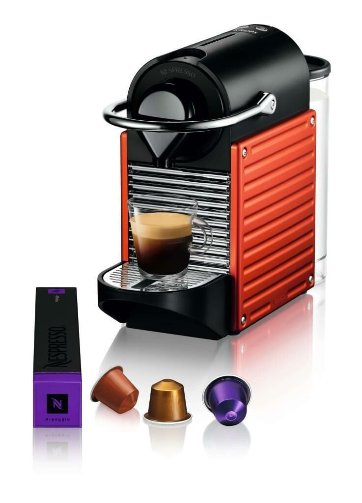 Nespresso Pixie C61 Kapsüllü Kahve Makinesi Kırmızı