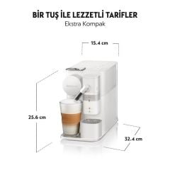 Nespresso F121 Latissima One Süt Çözümlü Kapsüllü Kahve Makinesi Beyaz