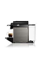Nespresso Pixie C66T Kapsüllü Kahve Makinesi ve Süt Köpürtücü Titan