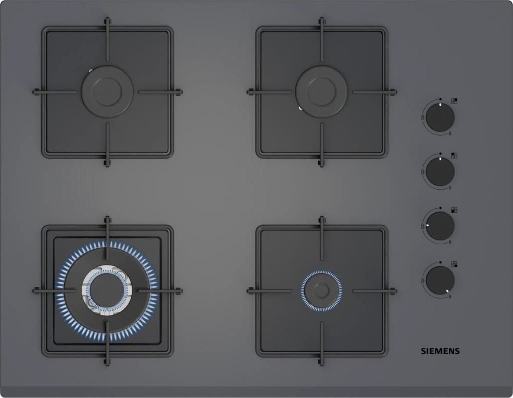 Siemens EO7C8HP30O Ankastre Gazlı Ocak Sert Cam
