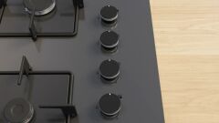 Siemens EO7C8HP30O Ankastre Gazlı Ocak Sert Cam