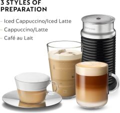 Nespresso Aeroccino 3 Black Süt Köpürtücü
