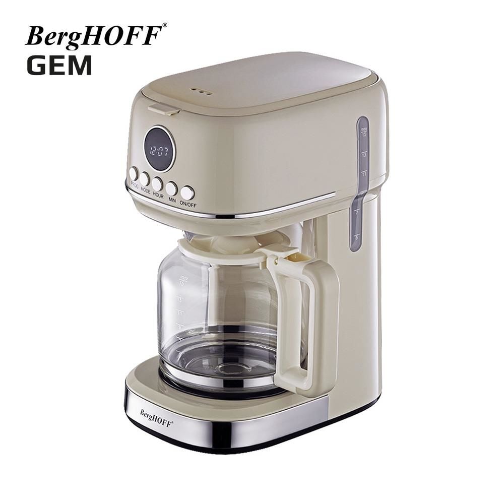 BergHOFF 7950400 GEM Vanilya Krem Rengi Filtre Kahve Makinesi