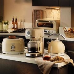 BergHOFF 7950400 GEM Vanilya Krem Rengi Filtre Kahve Makinesi