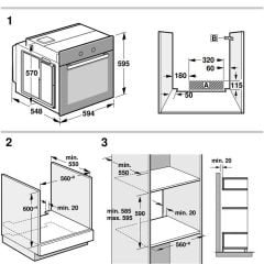 Siemens HB214FBS0T iQ300 60 Cm Ankastre Fırın