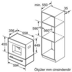 Siemens CT636LES1 Tam Otomatik Ankastre Kahve Makinesi