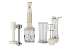 BergHOFF 7950809 Gem Retro El Blenderi 1200 W Vanilya Krem Rengi