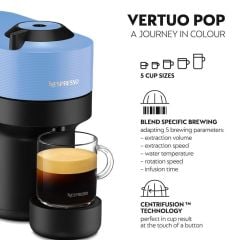 Nespresso Vertuo Pop Kapsüllü Kahve Makinesi Mavi