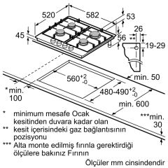 Siemens EG6B5PB60O iQ300 Paslanmaz Çelik 60 Cm Ocak