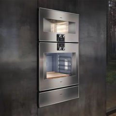 Gaggenau BO480112 400 Serisi Ankastre Fırın Sağ Menteşe - Çelik - 76cm