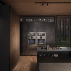 Gaggenau BO480112 400 Serisi Ankastre Fırın Sağ Menteşe - Çelik - 76cm