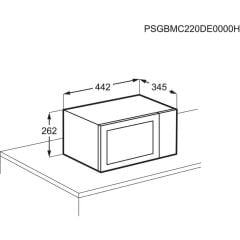 Electrolux EMZ421MMTI Solo Mikrodalga Fırın Siyah 1000 W