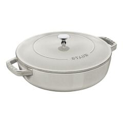 Staub 405014860 Döküm Tencere 28 cm Trüf Beyazı