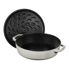 Staub 405014860 Döküm Tencere 28 cm Trüf Beyazı
