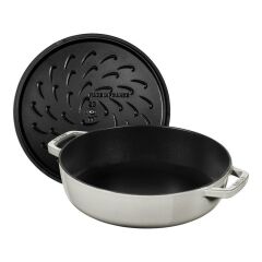 Staub 405014860 Döküm Tencere 28 cm Trüf Beyazı