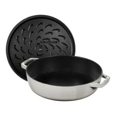 Staub 405014860 Döküm Tencere 28 cm Trüf Beyazı