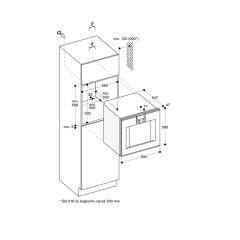 Gaggenau BO471112 400 Serisi Ankastre Fırın Sol Menteşe - Çelik - 60cm