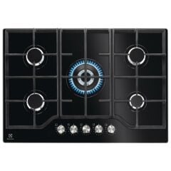 Electrolux KGG75362K Ankastre Gazlı Cam Seramik Ocak