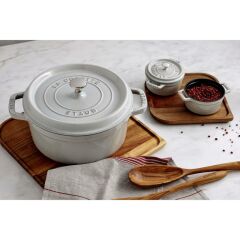 Staub 405014130 Döküm Tencere 26 cm Trüf Beyaz