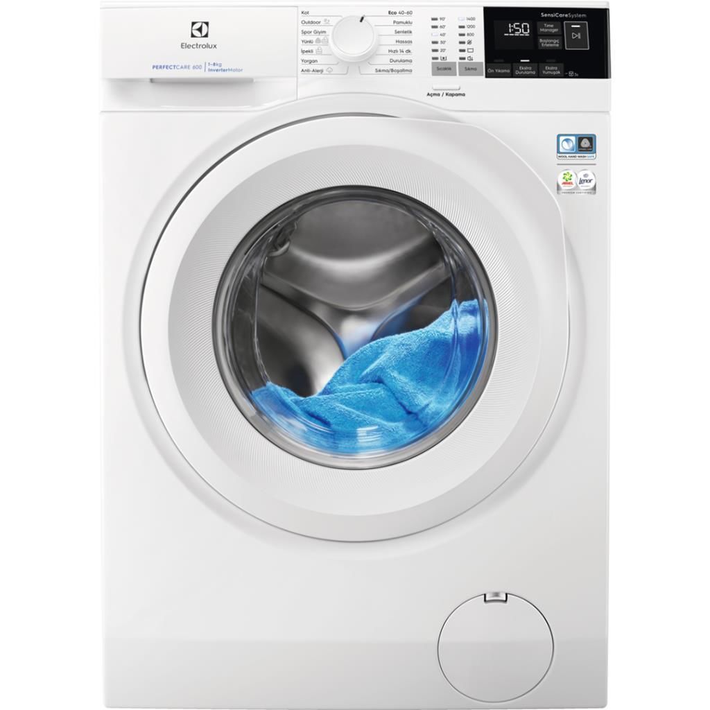 Electrolux EW6FN448WT Çamaşır Makinesi 8 kg 1200 Devir