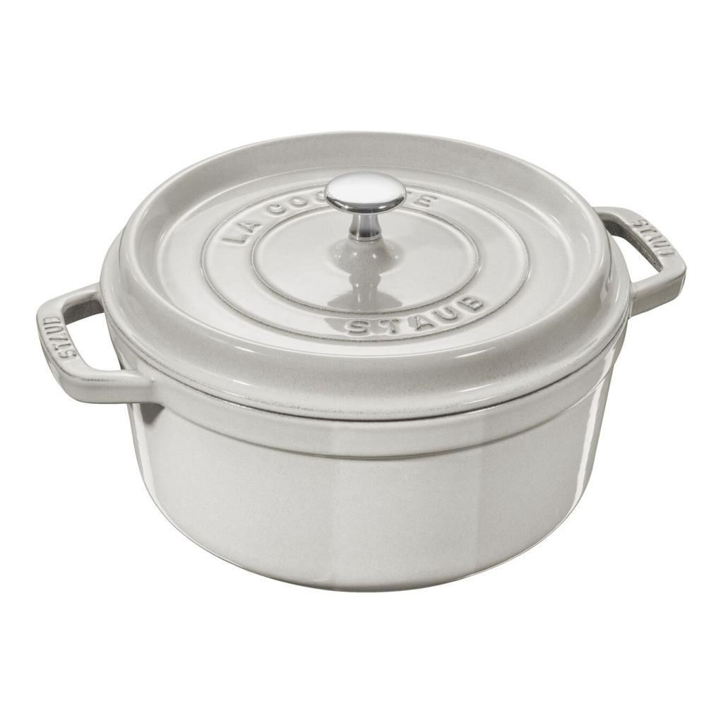 Staub 405014140 Döküm Tencere 28 cm Trüf Beyaz