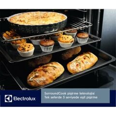 Electrolux EOB8S39WZ SteamBoost Steamify® Wi-Fi Buharlı Pirolitik Ankastre Fırın