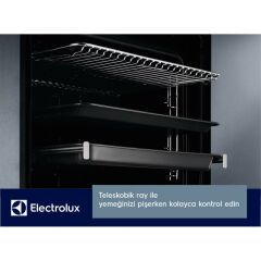 Electrolux EOB8S39WZ SteamBoost Steamify® Wi-Fi Buharlı Pirolitik Ankastre Fırın