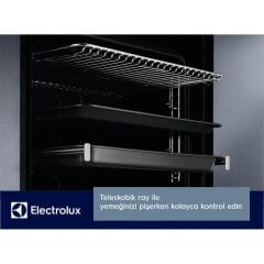 Electrolux EOB8S39WZ SteamBoost Steamify® Wi-Fi Buharlı Pirolitik Ankastre Fırın