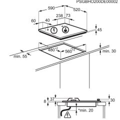 Electrolux EGH6343RON Rustik Ankastre Gazlı Ocak