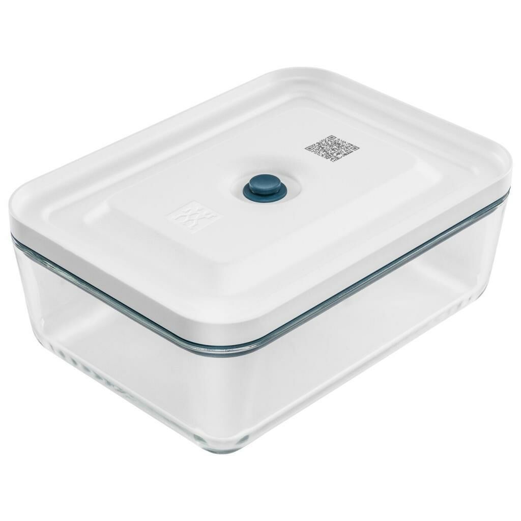 Zwilling 368013120 Fresh & Save Vakumlu Buzdolabı Saklama Kabı Cam Akdeniz Mavi