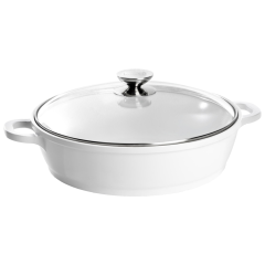 Berndes 032165 Pilav & Karnıyarık Tenceresi 24 cm - Beyaz