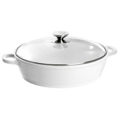 Berndes 032167 Pilav & Karnıyarık Tenceresi 28 cm - Beyaz
