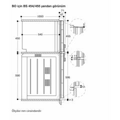 Gaggenau BS451101 400 Serisi Buharlı Fırın Sol Menteşe - Antrasit - 60x45cm