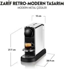 Nespresso C140 Citiz Platinium Titan