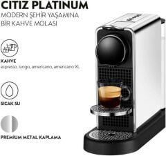Nespresso C140 Citiz Platinium Titan