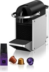 Nespresso D62 Pixie Kapsüllü Kahve Makinesi Gümüş