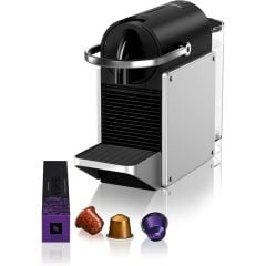 Nespresso D62 Pixie Kapsüllü Kahve Makinesi Gümüş