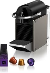 Nespresso C62 Pixie Kapsüllü Kahve Makinesi Titan