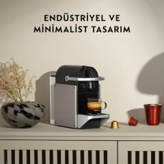 Nespresso C62 Pixie Kapsüllü Kahve Makinesi Titan