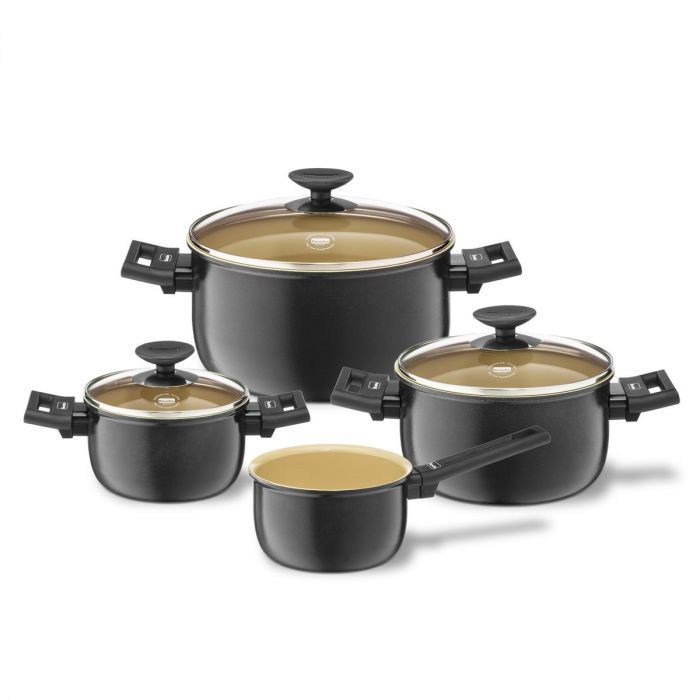 Berndes 12201 Cera Base Trend 4'Lü Tencere Seti ‐ 16‐20‐24‐16 Cm