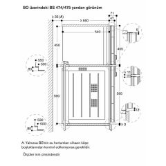 Gaggenau BS474102 400 Serisi Buharlı Fırın Sağ Menteşe - Antrasit- 60x45cm