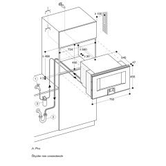 Gaggenau BS484112 400 Serisi Buharlı Fırın Sağ Menteşe - Çelik - 76x45cm